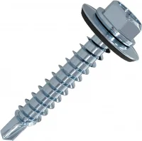Саморез кровельный оцинкованный 5,5х38 мм, 200 шт. уп., DAXMER
