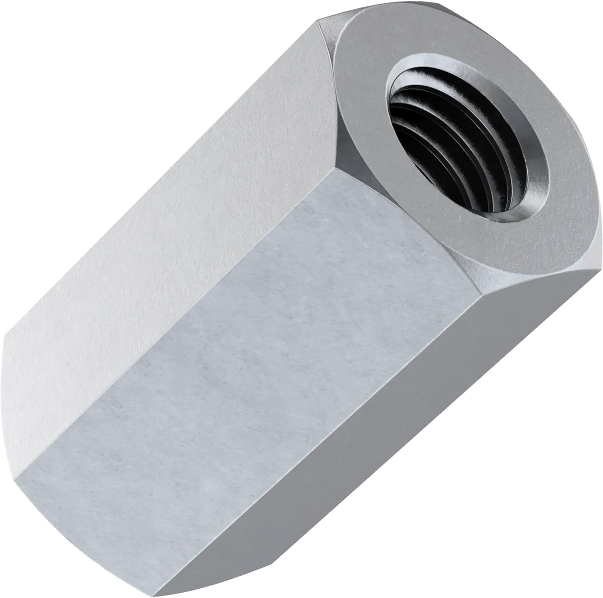 Гайка переходная DIN 6334 М6 оцинкованная