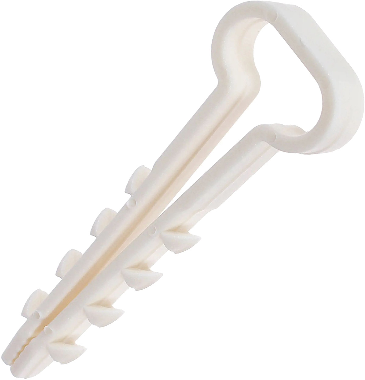 Дюбель-хомут ДХП-12 для плоского кабеля 6-12 мм белый (100 шт. уп.)