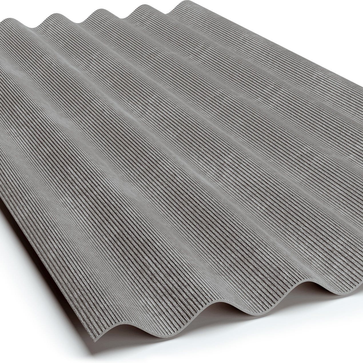 Шифер 8-волновой с симметричными кромками 40/150-8-1750х1130x5,2 серый, 24 кг